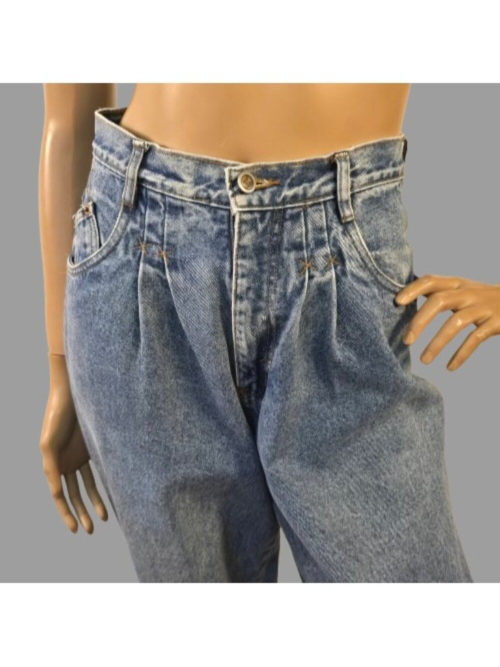 Y2K Vintage Rio By Steven Mardon Mom Jeans Sz 9 High Rise Cotton 26 x 28.5